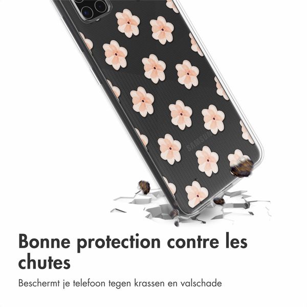 imoshion Coque Design Samsung Galaxy A51 - Floral Peach