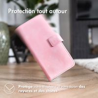 imoshion Étui de télephone portefeuille de luxe Samsung Galaxy S21 - Rose