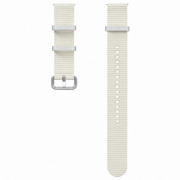 Samsung Bracelet Athleisure original Samsung Galaxy Watch 4 / 5 / 6 / 7 / FE (20 mm) - Taille S/M - Cream
