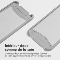 imoshion Coque de couleur avec cordon amovible Apple iPhone SE (2022 / 2020) / 8 / 7 - Gris