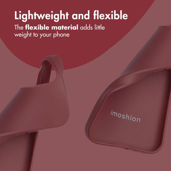 imoshion Coque Couleur Apple iPhone 12 (Pro) - Wine Red