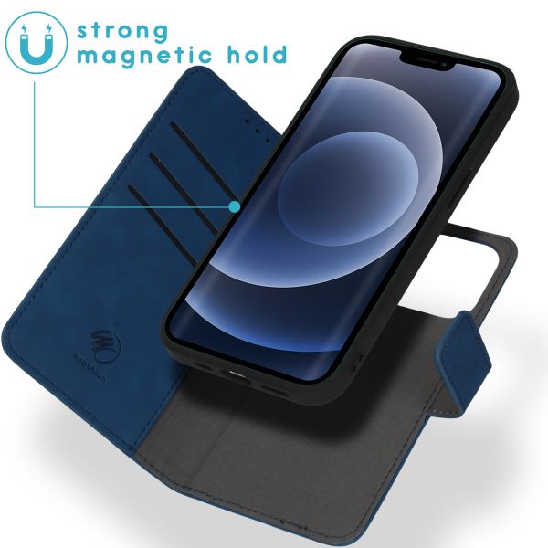 imoshion Etui de télephone luxe 2-en-1 amovible Apple iPhone 13 Pro - Blauw