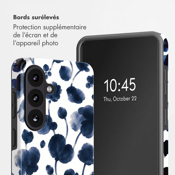 Selencia Coque arrière Vivid avec MagSafe Samsung Galaxy S26 FE - Midnight Blossom
