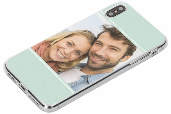 Concevez votre propre coque transparente Apple iPhone Xs Max - Transparent