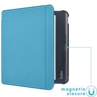imoshion Étui de liseuse portefeuille Slim Hard Kobo Libra Colour - Bleu clair
