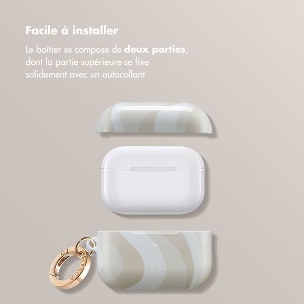 Selencia Coque Vivid  Apple AirPods Pro 2 - Desert Waves Beige