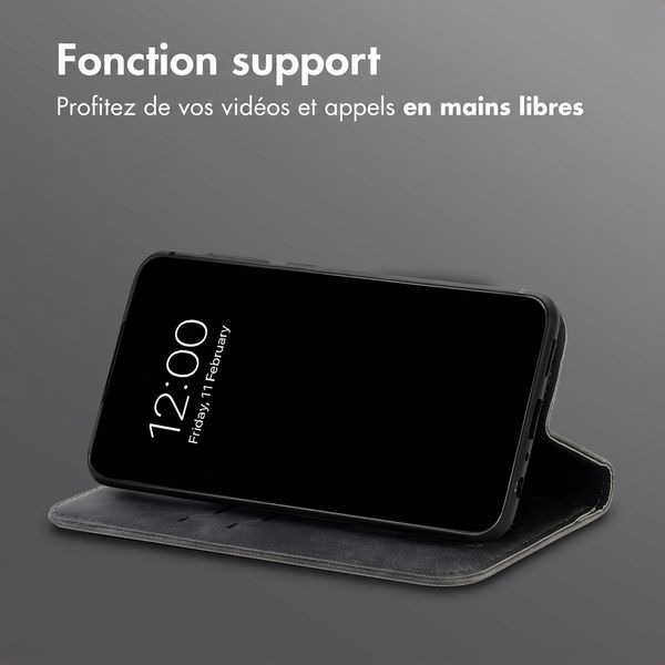 imoshion Étui de téléphone portefeuille Slim Honor 600 Lite - Noir
