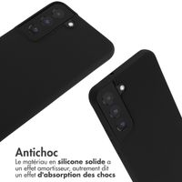 imoshion Coque en silicone avec cordon Samsung Galaxy S22 - Noir