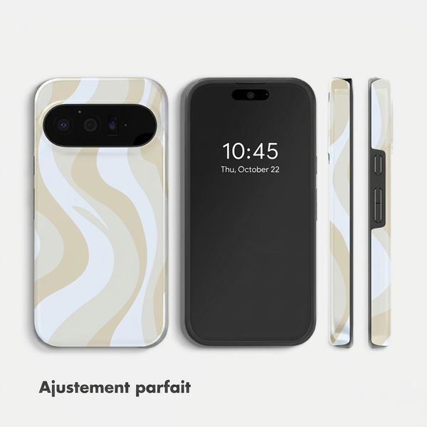 Selencia Coque arrière Vivid avec MagSafe Google Pixel 11 - Desert Waves Beige