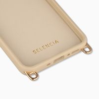 Selencia Coque arrière Rivièra avec MagSafe avec crochets amovibles Samsung Galaxy A17 (5G) / (4G) - Milky Latte