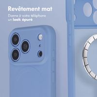 imoshion Coque Couleur avec MagSafe Apple iPhone 18 Pro / 17 Pro - Bleu
