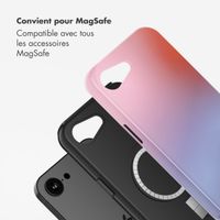 Selencia Coque arrière Vivid avec MagSafe Apple iPhone 17e / 16e - Gradient Soft Blush