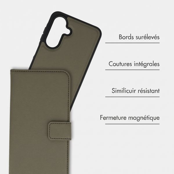 imoshion Étui portefeuille luxe 2-en-1 amovible Samsung Galaxy A26 - Vert