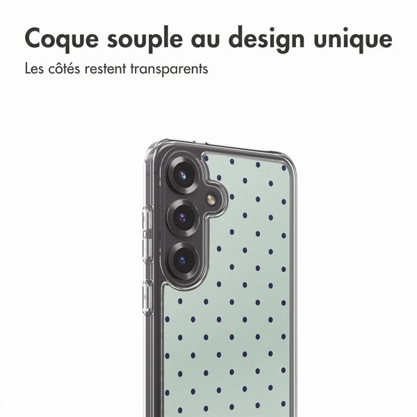 imoshion Coque Design Samsung Galaxy A18 (4G) / A17 (4G/5G) - Polka Dot Mintgroen