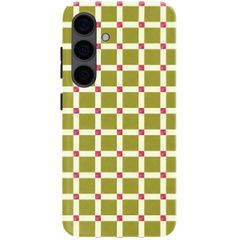 Selencia Coque arrière Vivid Samsung Galaxy S24 - Check This Olive