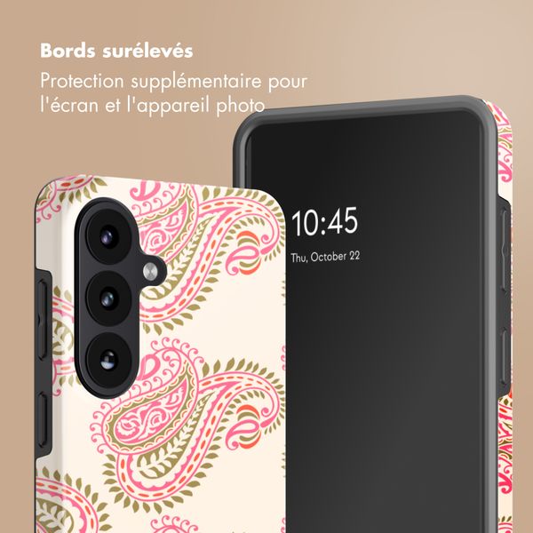 Selencia Coque arrière Vivid Samsung Galaxy S26 - Paisley Blush