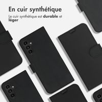 Accezz Étui de télephone Wallet Samsung Galaxy A13 (5G) / A04s - Noir