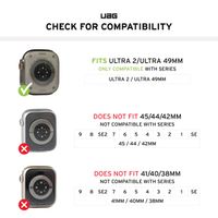 UAG Scout | Coque Bumper Apple Watch Ultra / Ultra 2 / Ultra 3 - 49 mm - Clear