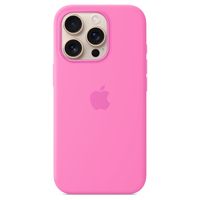 Apple Coque en silicone MagSafe Apple iPhone 16 Pro - Peony Pink