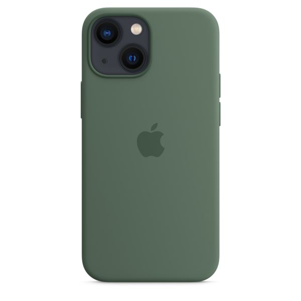 Apple Coque en silicone MagSafe Apple iPhone 13 Mini - Eucalyptus