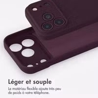 imoshion Coque Couleur avec MagSafe Apple iPhone 18 Pro / 17 Pro - Bordeaux