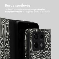 imoshion Étui de télephone portefeuille Design Xiaomi Redmi Note 13 Pro (5G) / Poco X6 - Black And White