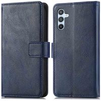 imoshion Étui de télephone portefeuille de luxe Samsung Galaxy A34 (5G) - Bleu foncé