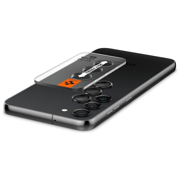 Spigen Optik Lens Protector - Protection complète de la caméra (lot de 2) Samsung Galaxy S23 / S23 Plus - Noir