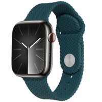 imoshion Bracelet tressé en silicone Apple Watch | 38/40/41/42 mm - Vert foncé