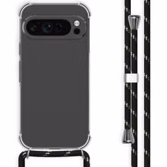 imoshion Coque arrière transparente avec cordon Google Pixel 9 Pro XL - Noir / Or