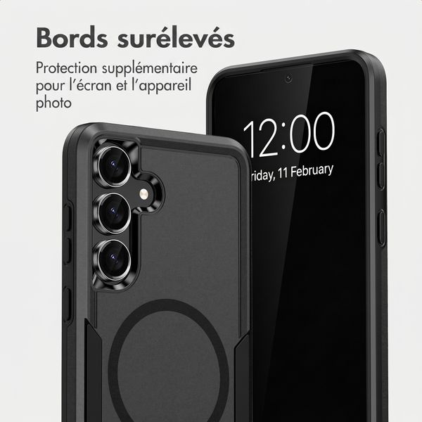 imoshion Coque arrière avec MagSafe Samsung Galaxy S25 FE - Noir