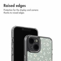 imoshion Coque Design Apple iPhone 14 - Smoke Green Flowers