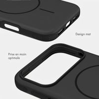 imoshion Coque arrière Color avec Thin MagSafe Ring Apple iPhone 17 Pro - Noir