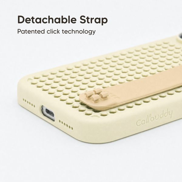 Callbuddy Coque avec strap Apple iPhone 17 Pro Max - Sand Glow