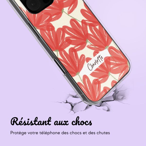 Coque avec votre propre photo et/ou texte Apple iPhone 16 Pro - Bloemen