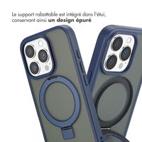 Accezz Coque Ring Stand avec MagSafe Apple iPhone 16 Pro - Bleu