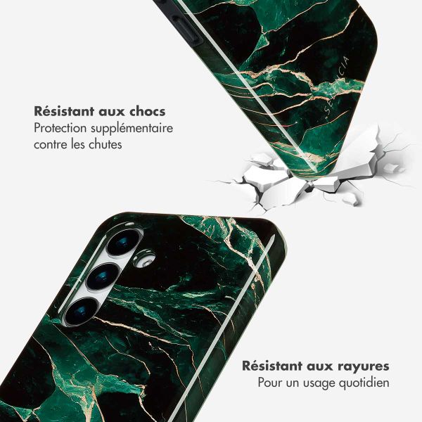 Selencia Coque arrière Vivid Samsung Galaxy S25 Plus - Chic Marble Quartz