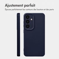 imoshion Coque arrière Texture Samsung Galaxy S25 - Bleu foncé