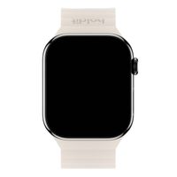 Holdit Bracelet en silicone magnétique Apple Watch | 38/40/41/42 mm - Light Beige / Beige
