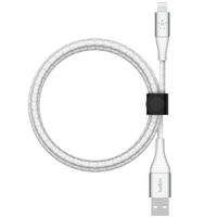 Belkin Câble Lightning vers USB-A tressé BoostCharge Pro - 2 mètres - Blanc