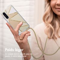 imoshion Coque Design avec cordon Samsung Galaxy A36 - Beige Graphic
