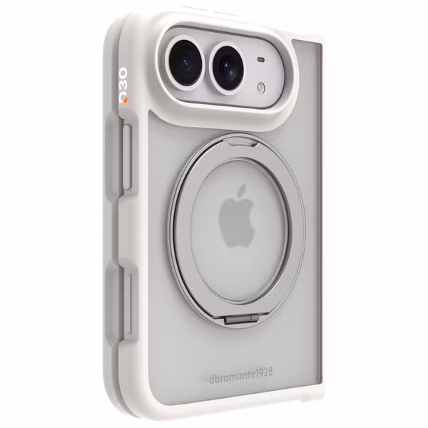 dbramante1928 Grenen Ultra D3O MS Kick Apple iPhone Duo - White