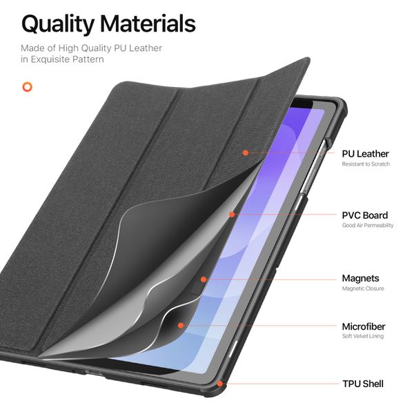 Dux Ducis Coque tablette Domo Samsung Galaxy Tab A11 Plus - Noir