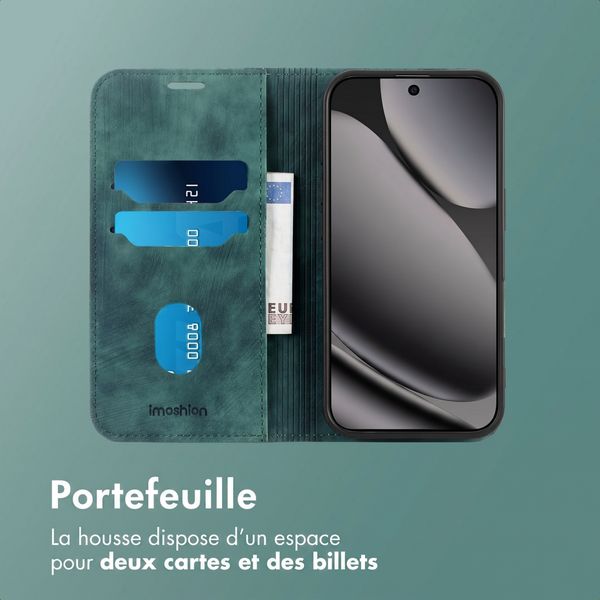 imoshion Étui de téléphone portefeuille Slim Google Pixel 10 Pro XL - Vert