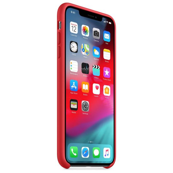 Apple Coque en silicone Apple iPhone Xs Max - Red