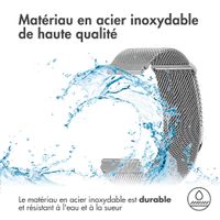 imoshion Bracelet magnétique milanais  - Connexion universelle 22 mm - Taille S - Argent