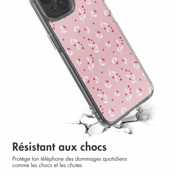 imoshion Coque Design Apple iPhone 15 - Berries Blush