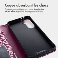 imoshion Étui de télephone portefeuille Design Samsung Galaxy A57 (5G) - Bloom Love Blush