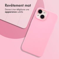 imoshion Coque Couleur Apple iPhone 15 - Bubblegum Pink
