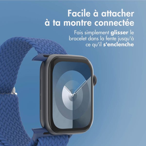 imoshion Bracelet nylon tissé Apple Watch | 38/40/41/42 mm - Bleu foncé